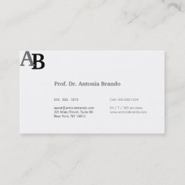 Tarjeta De Visita Inmobiliaria pura