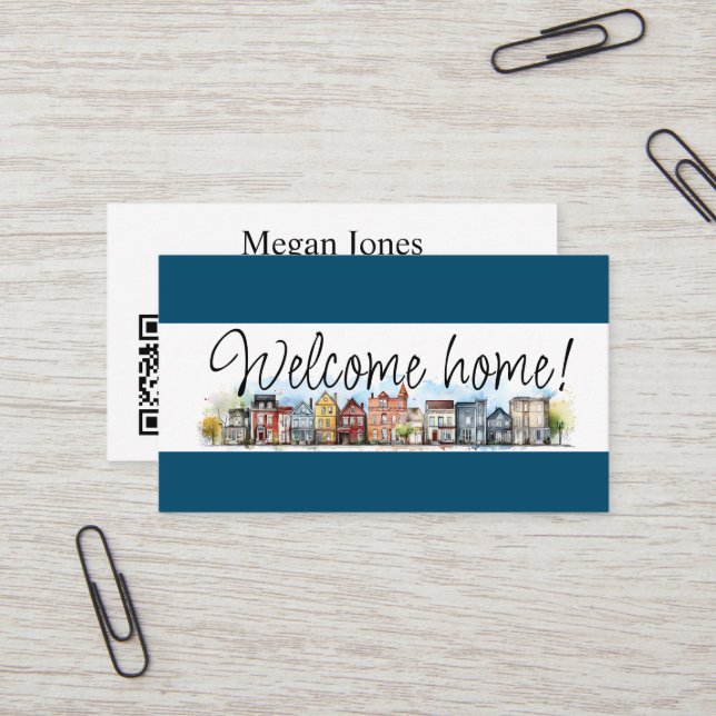 Tarjeta De Visita Inmobiliaria, Realtor, Broker (Anverso/Reverso In Situ)
