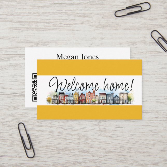 Tarjeta De Visita Inmobiliaria, Realtor, Broker (Anverso/Reverso In Situ)