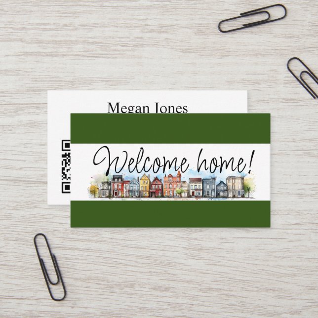 Tarjeta De Visita Inmobiliaria, Realtor, Broker (Anverso/Reverso In Situ)