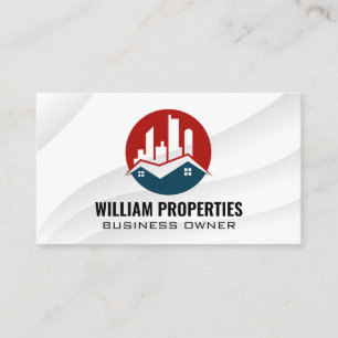 Tarjeta De Visita Inmobiliaria residencial comercial   Propiedad