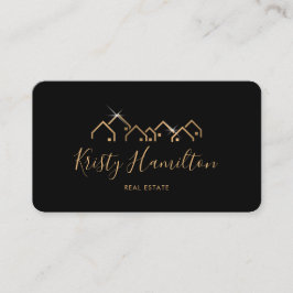 Tarjeta De Visita inmobiliario profesional agregar código QR de foto