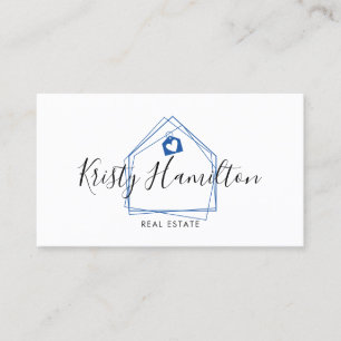 Tarjeta De Visita inmobiliario profesional inmobiliario simple