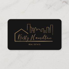 Tarjeta De Visita inmobiliario profesional realinista agregar código