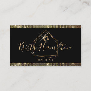 Tarjeta De Visita inmueble de oro