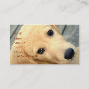 Tarjeta de visita inocente de Abby