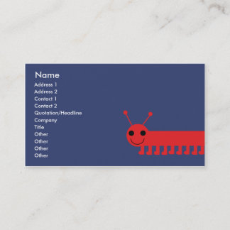 Tarjeta De Visita Insecto - negocio