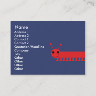 Tarjeta De Visita Insecto - rechoncho