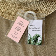 Inserción de la placa de soltero tropical