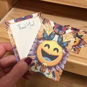 Tarjeta De Visita Inserciones de paquetes de emoji, Diversión Gracia
