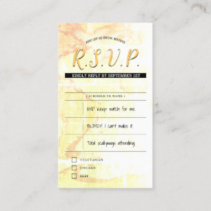 Tarjeta De Visita inserciones piratas rsvp de boda