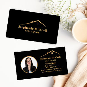 Tarjeta De Visita Insertar Casa de fotos Inmobiliaria Añadir Realtor