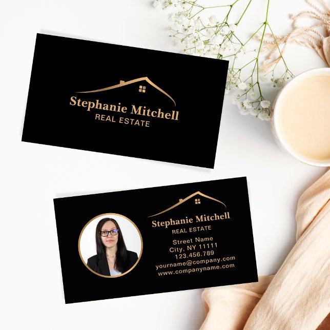 Tarjeta De Visita Insertar Casa de fotos Inmobiliaria Añadir Realtor (Subido por el creador)