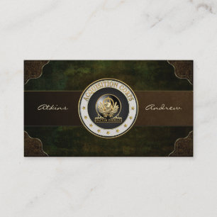 Tarjeta De Visita Insignias regimentales del cuerpo de la