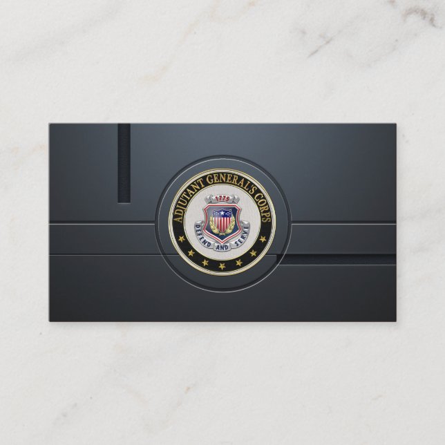 Tarjeta De Visita Insignias regimentales del cuerpo del AG [3D] (Anverso)