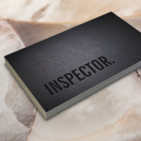 Inspector Oscuro Negrita Negra Minimalista