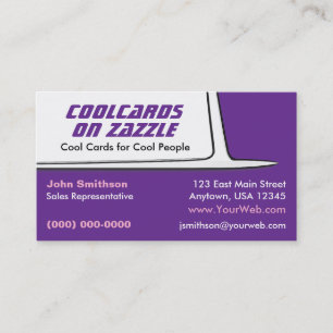 Tarjeta De Visita Inspirado en automóviles clásicos de 2 tonos de lo