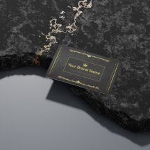 Inspirado en el estilo real negro y dorado