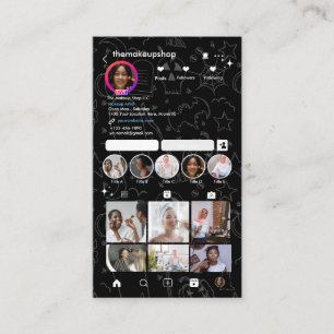 Tarjeta De Visita Instagram de Halloween