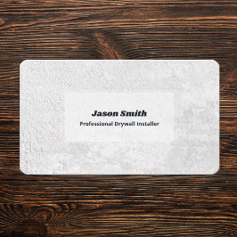 Tarjeta De Visita Instalación de la pared de secado