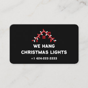 Tarjeta De Visita 💡 Instalación de Luces de Navidad