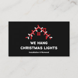 Tarjeta De Visita 🎄 Instalación de Luces de Navidad QR