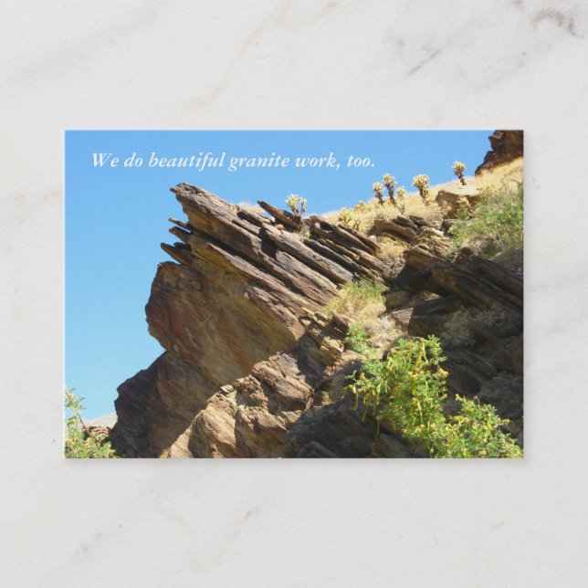 Tarjeta De Visita Instalación y reparación de la fabricación del (Anverso)