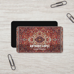 Tarjeta De Visita Instalador de alfombras