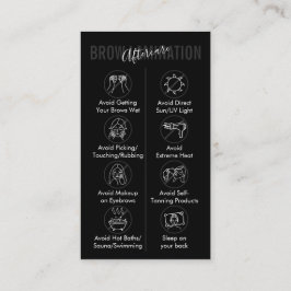 Tarjeta De Visita Instrucción de asesoramiento de posología de lamin