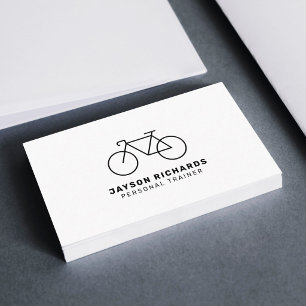 Tarjeta De Visita Instrucción de Ciclismo de Entrenador Personal Min