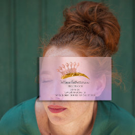 Tarjeta De Visita Instrucción de poscuidado Rosa de la Corona de la