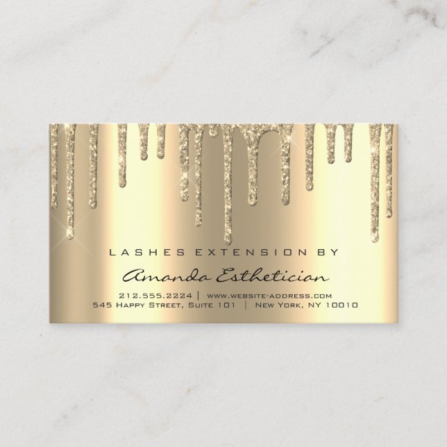 Tarjeta De Visita Instrucciones de Aftercare Lazan La Extensión De L (Anverso)