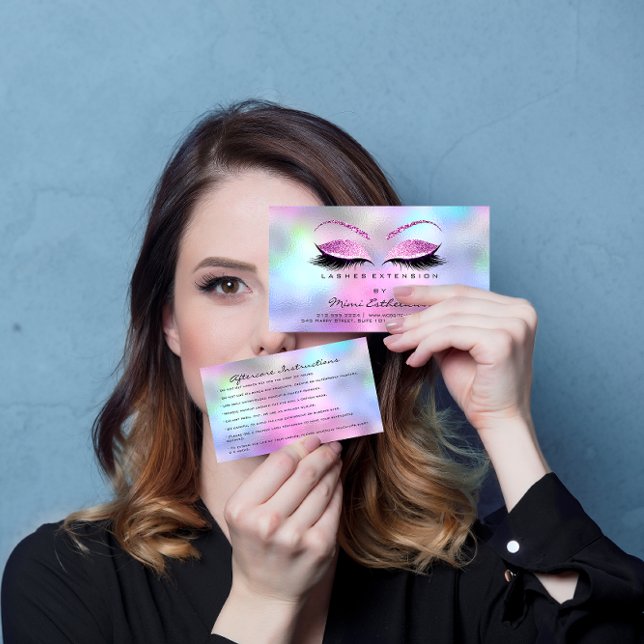 Tarjeta De Visita Instrucciones de atención posterior azotes estudio (Subido por el creador)