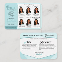 Instrucciones de cuidado posterior de microblando