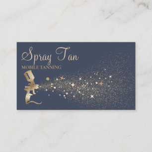 Tarjeta De Visita Instrucciones de la Marina Golden Aftercare Spray 