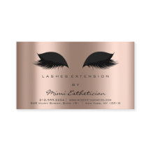 Instrucciones de postcuidado Lashes Extensión Rosa