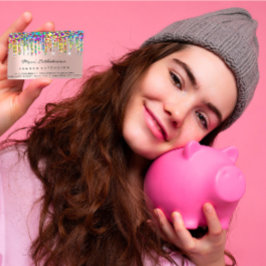 Tarjeta De Visita Instrucciones para el cuidado posterior Holograma 