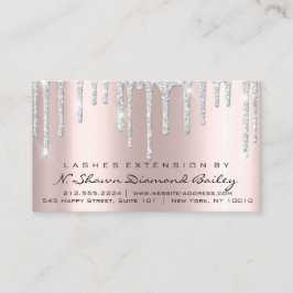 Tarjeta De Visita Instrucciones para el cuidado posterior Lash Exten