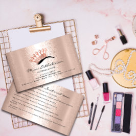 Tarjeta De Visita Instrucciones para el cuidado posterior Logotipo B