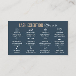 Tarjeta De Visita Instrucciones para el levantamiento de pestañas de