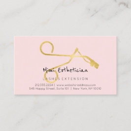 Tarjeta De Visita Instrucciones posteriores al cuidado Lash Curve Go