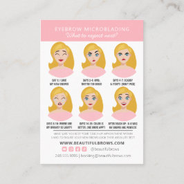 Tarjeta De Visita Instrucciones y citas de atención posterior al mic