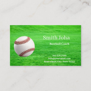 Tarjeta De Visita Instructor de béisbol profesional
