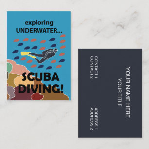 Tarjeta De Visita Instructor de buceo