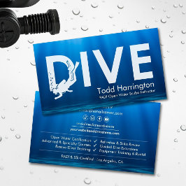 Tarjeta De Visita Instructor de buceo
