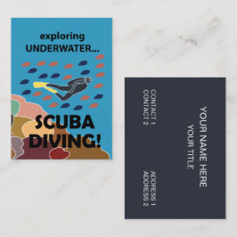 Tarjeta De Visita Instructor de Buceo Scuba