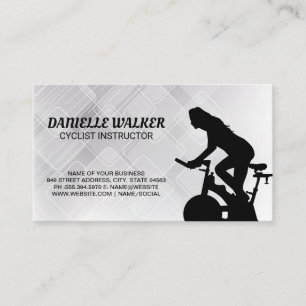 Tarjeta De Visita Instructor de ciclismo