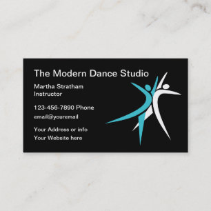 Tarjeta De Visita Instructor de clases de Dance Studio