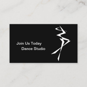 Tarjeta De Visita Instructor de danza, escuela, cantante