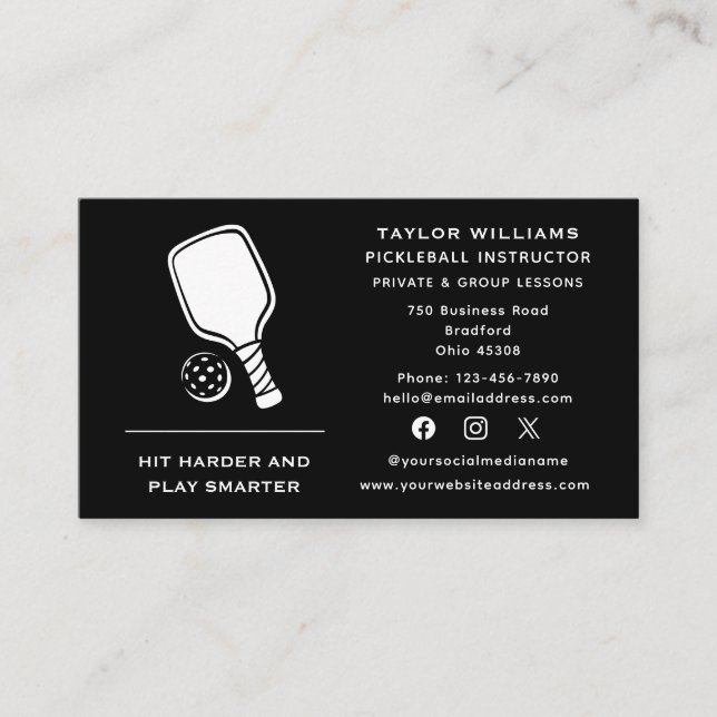 Tarjeta De Visita Instructor de entrenador de espeleología en redes  (Anverso)